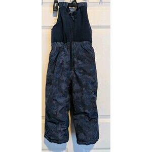Free Country Snowpant Bib Set Fleece Toddler Boy's Size 4T - Navy Camo